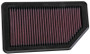 K&N High-Flow Air Filter 33-2472 for 2012-2019 Dodge Hyundai Kia Accent Rio Soul Veloster - Panel Replacement Filter