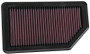 K&N High-Flow Air Filter 33-2472 for 2012-2019 Dodge Hyundai Kia Accent Rio Soul Veloster - Panel Replacement Filter