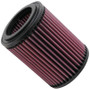 K&N E-2429 Round Replacement Air Filter for 2011-2018 Audi A6 - Red Cotton Gauze, Lifetime Warranty
