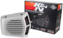 K&N RK-3955S Street Metal High-Flow Air Intake System for Harley Davidson Dyna/Softail - Silver Housing