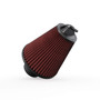 K&N E-2435 Round Tapered Replacement Air Filter for 2000-2009 Honda S2000 - Red Cotton Gauze, Lifetime Warranty