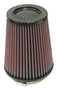 K&N RP-4980 Universal Round Tapered Air Filter with Carbon Fiber Top
