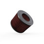 K&N E-2987 Round Replacement Air Filter for 2012-2018 Audi A6 A7 - Red Cotton Gauze, Lifetime Warranty
