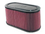 K&N E-3033 Rectangular Replacement Air Filter for Harley-Davidson RK Series - Red Cotton Gauze, Lifetime Warranty