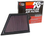 K&N High-Flow Air Filter 33-5054 for 2016-2025 Mazda CX-3 - Panel Replacement Filter