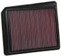 K&N High-Flow Air Filter 33-5062 for 2017-2024 Nissan TITAN - Panel Replacement Filter