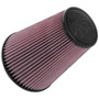K&N RU-5046 Red Round Tapered Universal Clamp-On Air Filter - 7.5in Diameter