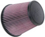 K&N RU-1029 Red Round Tapered Universal Clamp-On Air Filter