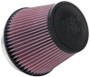 K&N RU-1036 Red Round Tapered Universal Clamp-On Air Filter