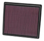 K&N High-Flow Air Filter 33-2497 for 2013-2019 Buick Chevrolet Impala Malibu Regal - Panel Replacement Filter