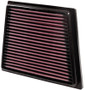 K&N High-Flow Air Filter 33-2955 for 2009-2019 Ford Fiesta Figo - Panel Replacement Filter