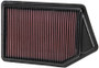 K&N High-Flow Air Filter 33-2498 for 2013-2020 Acura Honda Accord TLX - Panel Replacement Filter