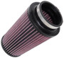 K&N RU-1045 Red Round Tapered Universal Clamp-On Air Filter