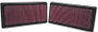 K&N High-Flow Air Filter 33-2446 (Set of 2) for 2010-2026 Land Rover Defender Discovery Range Rover - Panel Replacement Filter