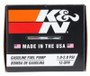 K&N 81-0400 Inline Fuel Pump - 15 GPH @ 1-2 PSI, Universal with Filter & Hardware