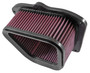 K&N SU-1399 High-Flow Replacement Air Filter for 1999-2007 Suzuki Hayabusa