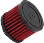 K&N 62-1410 Vent Air Filter / Breather - Non-woven Synthetic, Black Rubber Top/Base, 1" Flange