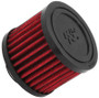 K&N 62-1410 Vent Air Filter / Breather - Non-woven Synthetic, Black Rubber Top/Base, 1" Flange