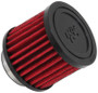K&N 62-1450 Vent Air Filter / Breather - Non-woven Synthetic, Black Rubber Top/Base, 1-1/2" Clamp-On