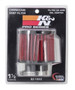 K&N 62-1450 Vent Air Filter / Breather - Non-woven Synthetic, Black Rubber Top/Base, 1-1/2" Clamp-On