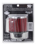 K&N 62-1490 Vent Air Filter / Breather - Non-woven Synthetic, Chrome Top, Rubber Base, 1-1/4" Push-In