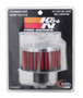 K&N 62-1495 Vent Air Filter / Breather - Non-woven Synthetic, Chrome Top, Rubber Base, 1/2" Screw-In