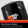 K&N SO-1004 High Flow Spin-On Oil Filter for Honda Acura