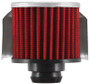 K&N 62-1516 Vent Air Filter / Breather - Non-woven Synthetic, Chrome Top, Rubber Base, Chrome Deflector Shield, 1-1/4" Push-In
