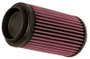 K&N PL-1003 Round Replacement Air Filter for 1996-2026 Polaris - Red Cotton Gauze, Lifetime Warranty