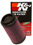 K&N PL-1003 Round Replacement Air Filter for 1996-2026 Polaris - Red Cotton Gauze, Lifetime Warranty