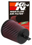 K&N SU-4002 Red Tapered Conical Replacement Air Filter for Suzuki LT-Z400 - Includes Grease