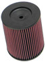 K&N RC-4900 Black Powder Coated Top Round Tapered Universal Clamp-On Air Filter