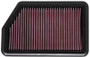 K&N High-Flow Air Filter 33-2451 for 2010-2022 Hyundai Kia Elantra Forte Tucson Sportage - Panel Replacement Filter