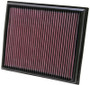 K&N High-Flow Air Filter 33-2453 for 2008-2024 Lexus GS F IS F RC F IS500 - Panel Replacement Filter