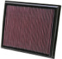K&N High-Flow Air Filter 33-2453 for 2008-2024 Lexus GS F IS F RC F IS500 - Panel Replacement Filter