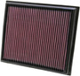 K&N High-Flow Air Filter 33-2453 for 2008-2024 Lexus GS F IS F RC F IS500 - Panel Replacement Filter