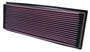 K&N 33-2058 High-Flow Replacement Panel Air Filter for 1994-2011 Dodge Ram Mercedes-Benz - 13.75x5.125 in