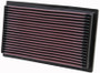K&N 33-2059 High-Flow Replacement Panel Air Filter for 1986-1999 BMW 3-Series 5-Series 7-Series 8-Series - 10x5.75 in