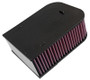 K&N E-0660 Round Replacement Air Filter for 2015-2020 Porsche Macan - Red Cotton Gauze, Lifetime Warranty