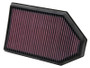 K&N High-Flow Air Filter 33-2460 for 2011-2023 Chrysler Dodge 300 Challenger Charger - Panel Replacement Filter