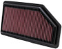 K&N High-Flow Air Filter 33-2461 for 2011-2017 Honda Odyssey - Panel Replacement Filter