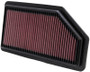 K&N High-Flow Air Filter 33-2461 for 2011-2017 Honda Odyssey - Panel Replacement Filter