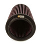 K&N RU-2590 Universal Clamp-On Air Filter - Round Tapered, Cotton Gauze, 3" OD x 2.5" H