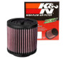 K&N HA-5000 Round Replacement Air Filter for Honda Pioneer Big Red - Red Cotton Gauze, Lifetime Warranty