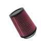 K&N RU-2590DK Air Filter Wrap - Black Drycharger for Round Tapered Filters