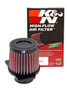 K&N HA-5013 Round Straight Replacement Air Filter for Honda - Red Cotton Gauze, 1 Year Warranty