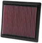 K&N 33-2104 High-Flow Replacement Panel Air Filter for 1996-2001 Honda CR-V &amp; Civic - 7.875x7.563x0.938 in