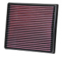 K&N High-Flow Air Filter 33-3002 - Panel Replacement Filter