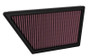 K&N High-Flow Air Filter 33-3185 for 2023-2025 Ford Ranger VW Amarok - Panel Replacement Filter