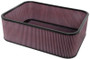 K&N 100-8564 Sprint Car Style Carbon Fiber Racing Air Box Assembly - 18.9x13.75x6.25 in, Cotton Gauze, Washable